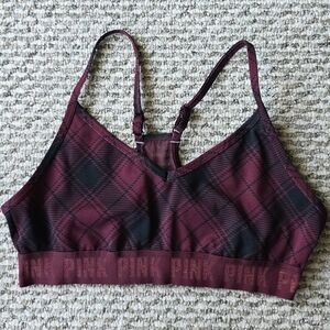 PINK Victoria's Secret Maroon & Bl